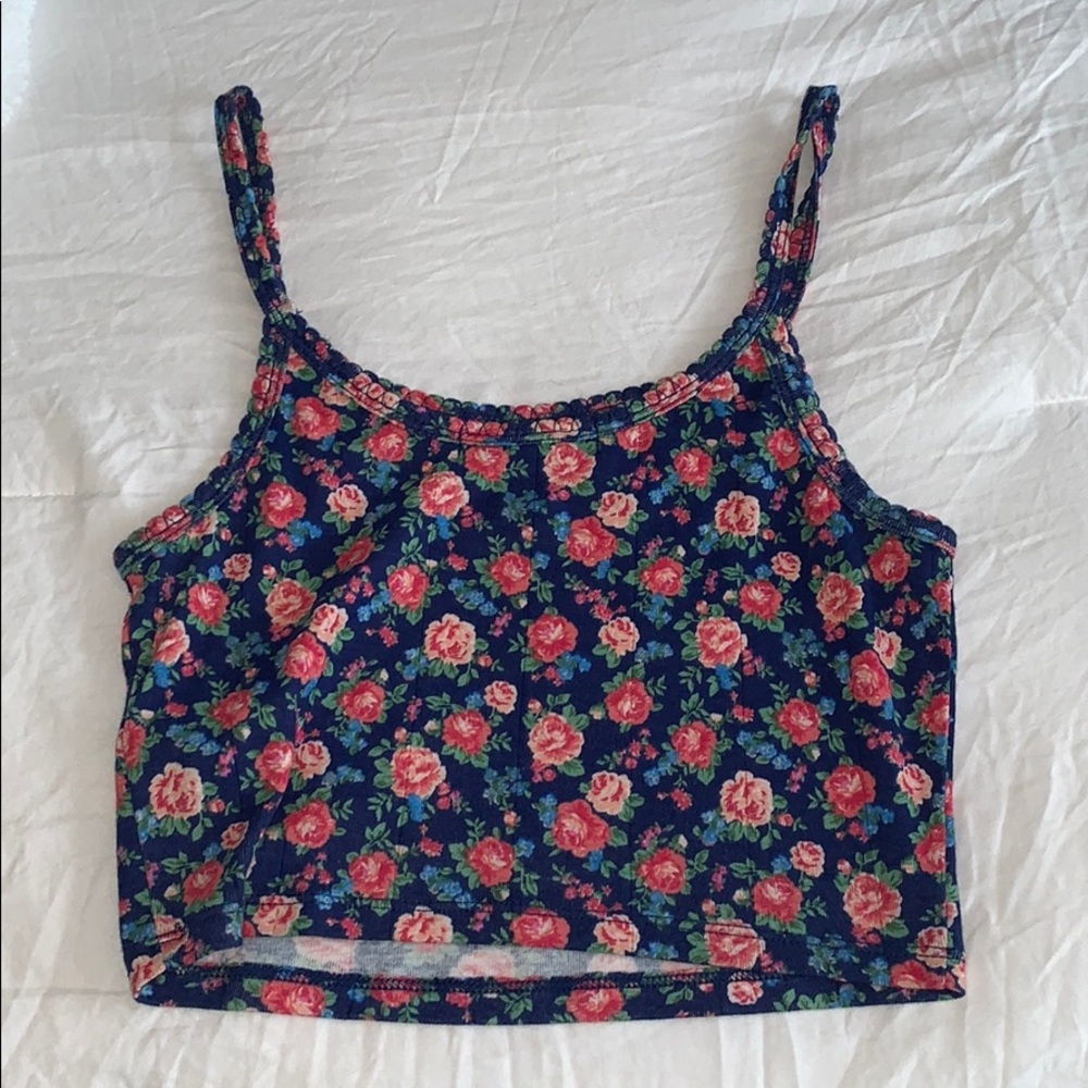 Crop Floral Top 🌸